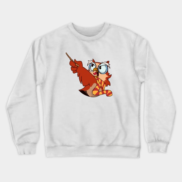 Owl Wizard Crewneck Sweatshirt by MordaxFurittus